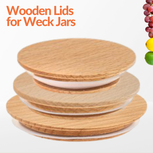 Wood Lid - Weck Jars