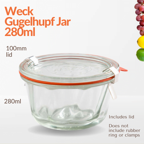 Weck Gugelhupf Jar 280ml - jars.ie