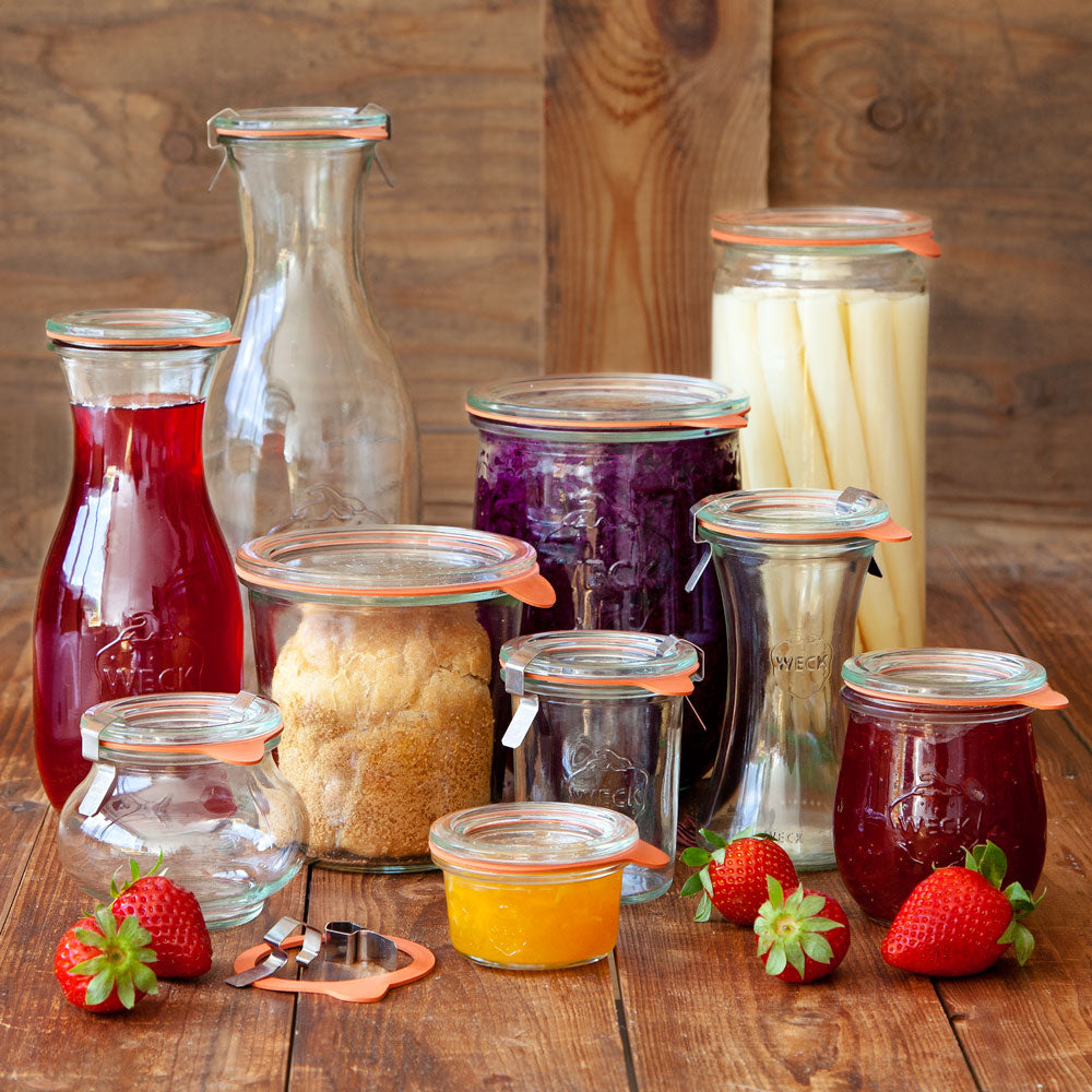 Weck Jar Range - all jar sizes, shapes and forms