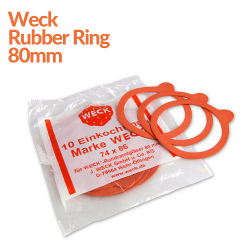 Weck Rubber Ring 80mm - jars.ie