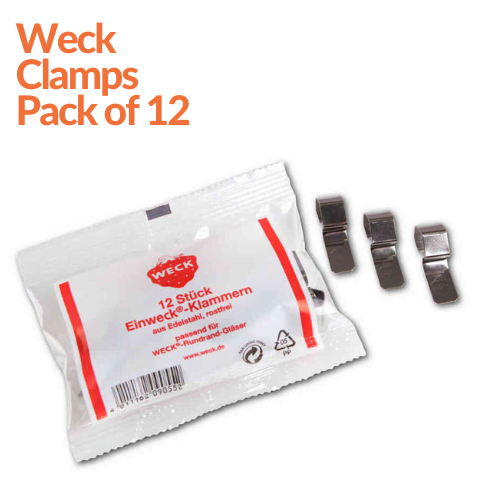 Weck Clamps Pack of 12 - jars.ie