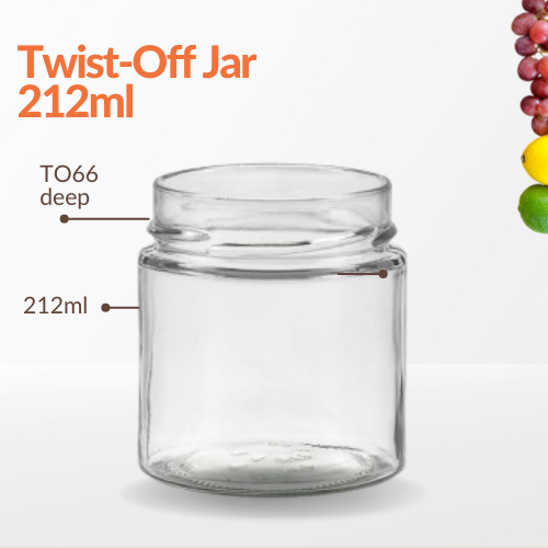 Twist-Off Jar 212ml Deep