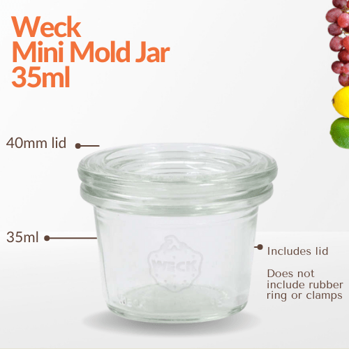 Weck Mini Mold Jar 35ml - jars.ie