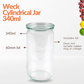 Weck Cylindrical Jar 340ml - jars.ie