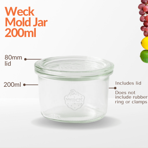 Weck Mold Jar 200ml - jars.ie