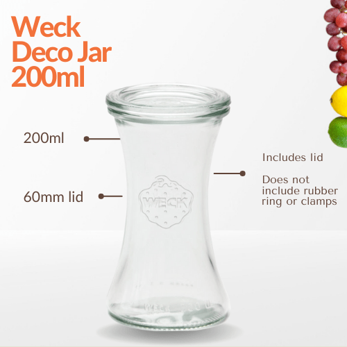 Weck Deco Jar 200ml - jars.ie