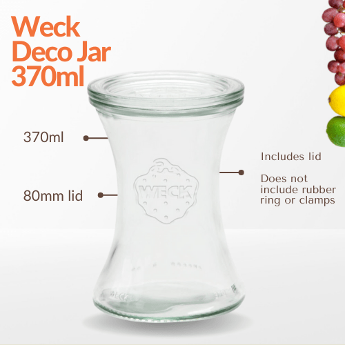 Weck Deco Jar 370ml - jars.ie