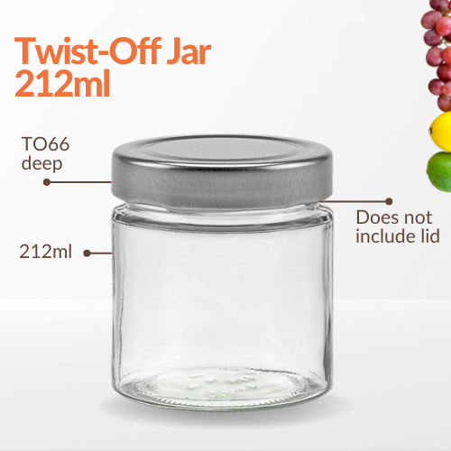 Twist-Off Jar 212ml Deep