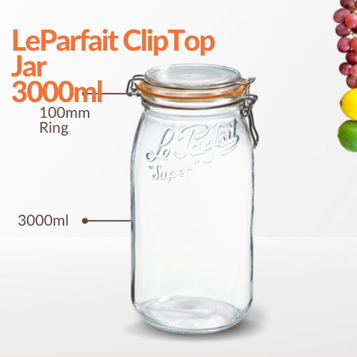 LeParfait Cliptop Jar 3000ml