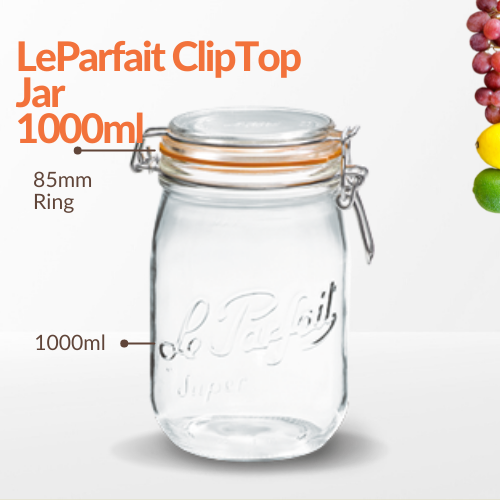 LeParfait Cliptop Jar 1000ml
