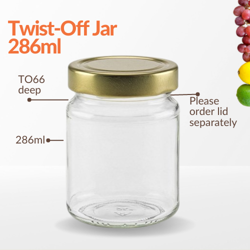 Twist-Off Jar 286ml Deep