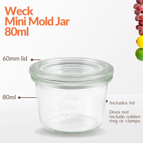 Weck Mini Mold Jar 80ml