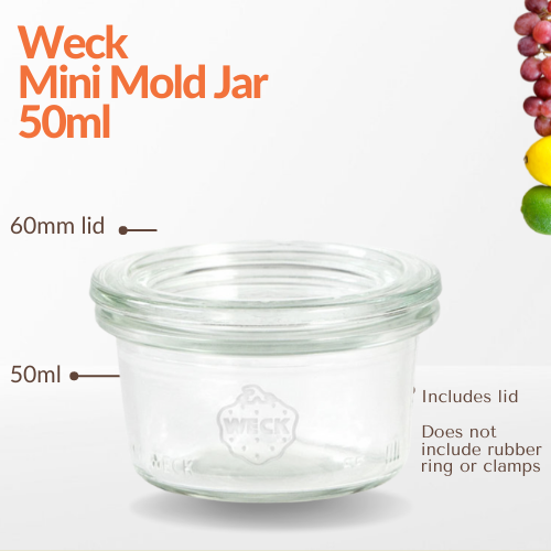 Weck Mini Mold Jar 50ml