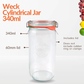Weck Cylindrical Jar 340ml - jars.ie