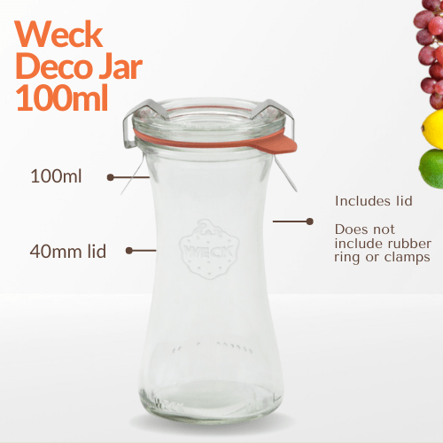 Weck Deco Jar 100ml - jars.ie