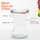 Weck Deco Jar 370ml - jars.ie