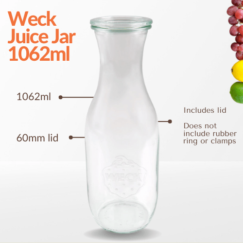 Weck Juice Jar 1062ml - jars.ie
