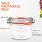 Weck Mini Mold Jar 80ml