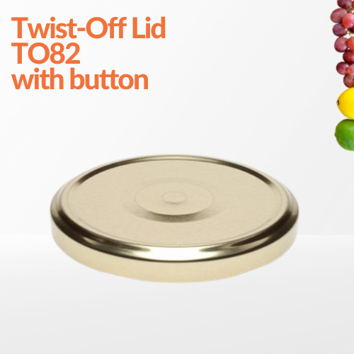 Twist-Off Lid TO82 with button