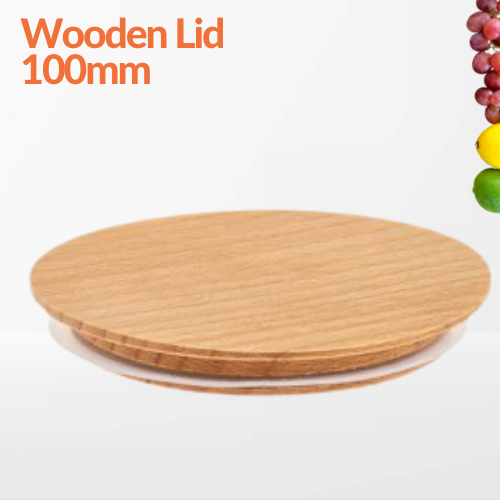 Wooden Lid 100mm - jars.ie