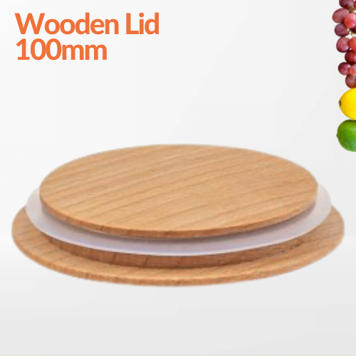 Wooden Lid 100mm - jars.ie
