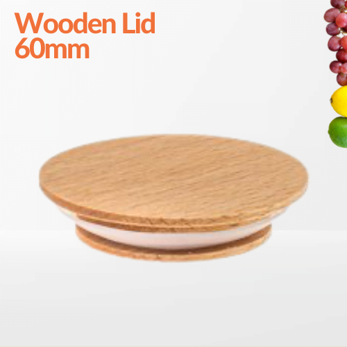 Wooden Lid 60mm - jars.ie