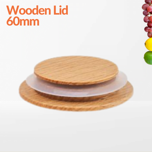Wooden Lid 60mm - jars.ie